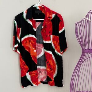 No Boundaries Black with Vibrant Watermelon Graphics Graphics Short